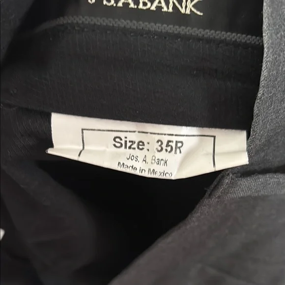 Jos a Banks  dark grey tailored fit Pants 35R - Picture 5 of 6
